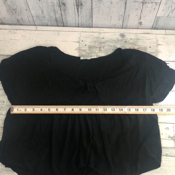 Kimchi Blue Tie Front Crop Top Small - Picture 6 of 8